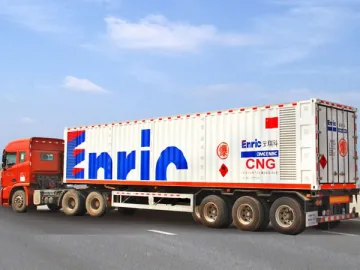 CNG Tube Trailer, Tube Skid (with 12 CNG Cylinders)