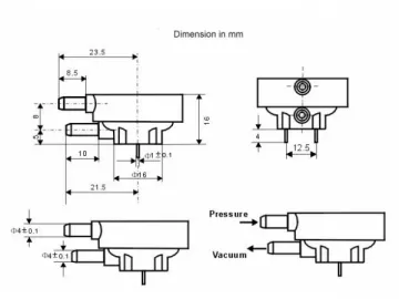 PL02 Pressure Switch (5-1000 mbar)