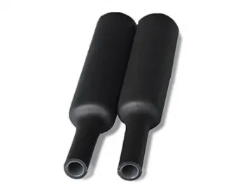 Flame Retardant Dual Wall Heat Shrink Tubing  (Item HAFR140, Heavy Wall Adhesive Lined Tubing, Black, 3:1 Shrink Ratio)