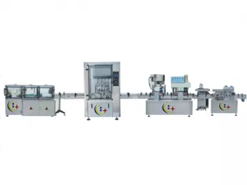 Bottle Washing, Filling, Capping, Aluminum Foil Sealing, Labeling Machine