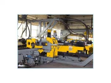 Truck U Beam and Flange CNC Punching Line (Four Main Machines)