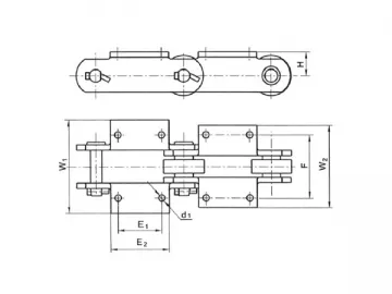 Chain Attachments for Sugar Industry