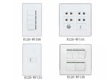 R120-WF Wall Socket and Switch