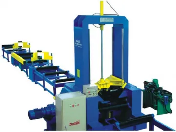 Vertical H-Beam Assembly Machine