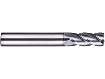 U-R4  General Purpose Solid Carbide End Mill - Corner Radius - 4 Flutes