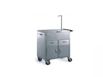 DR-334A Stainless Steel Emergency Treatment Cart