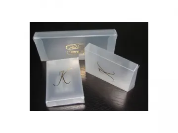 Hot Stamping Transparent PP Packaging Box