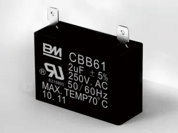 CBB61 AC Capacitor (With Solder Lug Terminals)