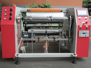 Semi-automatic Aluminum Foil & Cling Film Rewinding Machine