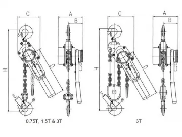 HSH-E Series Manual Lever Hoist