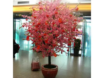 Artificial Plant Peach Blossom Tree