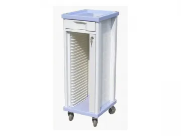 DR-327A ABS Medical Record Trolley Cabinet