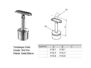 Stainless Steel Rail Support