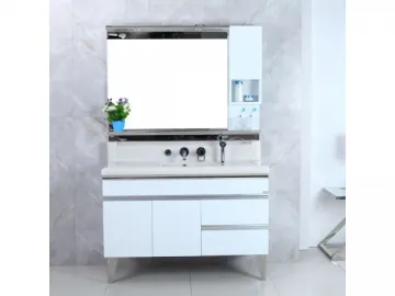 Stainless Steel Cabinet (Integrated Sink Bathroom Vanity Unit)