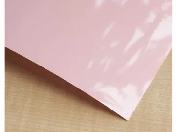 Pink High Gloss Plastic Surface Decorative Sheet