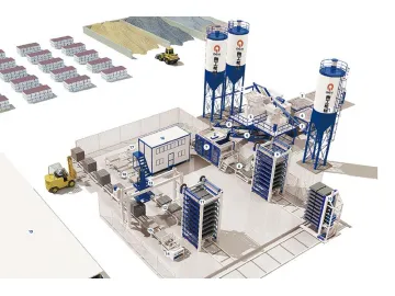 Fully Automatic Concrete Block Production Line