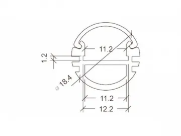 SC-ALH-04AS LED Aluminum Profile