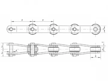 Offset Link Chain for Palm Oil Industry