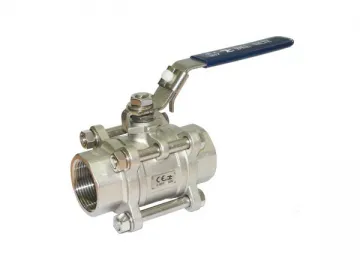 3 Piece Threaded End Ball Valve