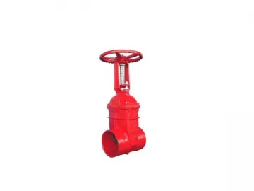 Grooved Gate Valve