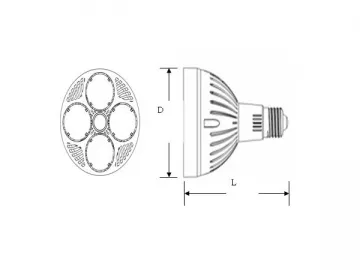 26W LED PAR Spotlight