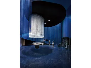 Diamond Blue Marble Tile  (Ceramic Floor Tile, Wall Ceramic Tile, Indoor Ceramic Tile, Outdoor Tile)