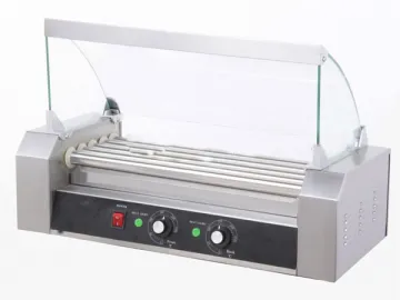 5 Rollers Hot Dog Maker with Cover