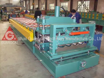 GWC40-205-1025 Glazed Roof Tile Roll Forming Machine