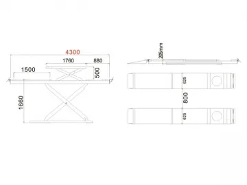 35C Wheel Alignment Scissor Lift