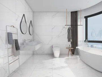 Marble Look Tile- Statuario