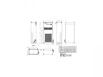 Split Floor Standing Crane Cab Air Conditioning Unit