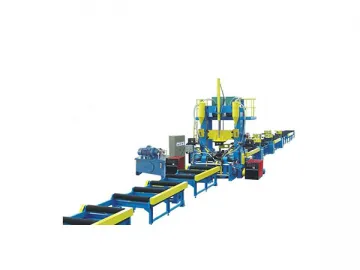 H-Beam Assembling, Welding and Straightening Machine