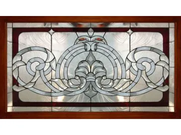 Stained Glass Transom Window