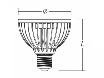 E27 PAR30 LED Spotlight