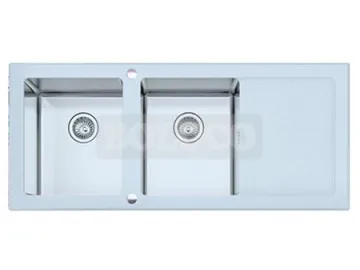 BL-766 Rectangular Double Bowl Stainless Steel Kitchen Sink