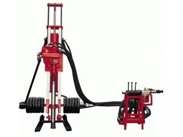 KSZ100 Fully Pneumatic DTH Drilling Rig