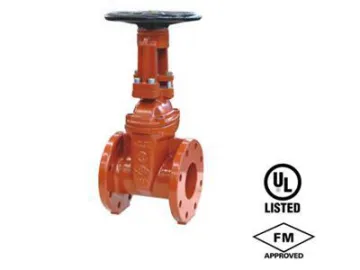 UL FM Flanged-End Gate Valve