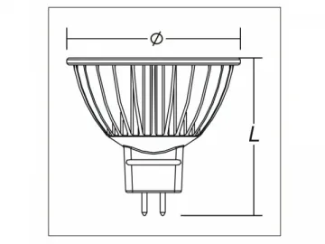 1W GX5.3 LED Spotlight