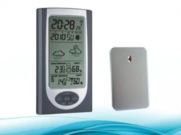 LCD Weather Station Clock