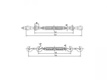 American Standard Turnbuckle