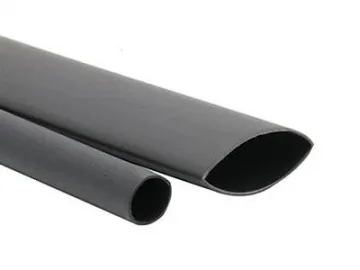 Semi-Rigid Single Wall Heat Shrink Tubing  (Item SR230, Black, 3:1 Shrink Ratio)