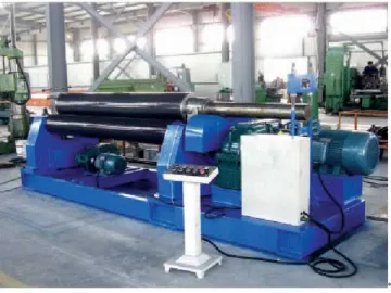 Mechanical 3-Roll Symmetrical Plate Bending Machine