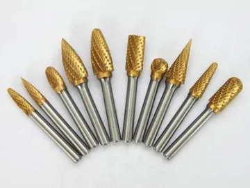 Coated Tungsten Carbide Rotary File