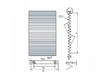 Folding Concertina Bellow Slideway Covers