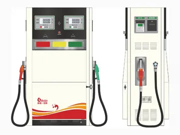 2-Nozzle Fuel Dispenser with Shorter Frame