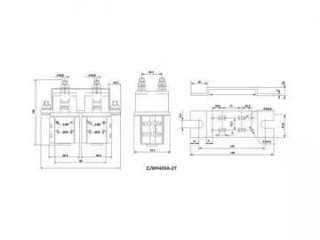 YFH 400A-2T DC contactor