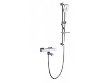 Copper Cartridge Chrome Thermostatic Mixer Shower Valve