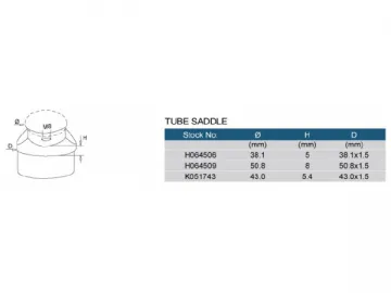 Stainless Steel Tube Saddle