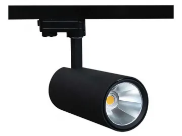 C1 Series LED Cylinder Track Lighting Head, 130-135LM/W