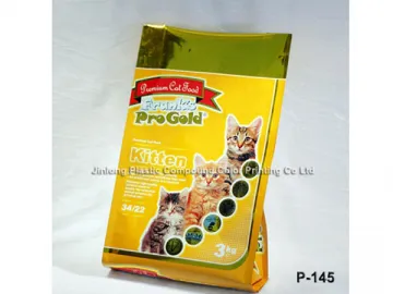 Gold Color Kitten Food Bag